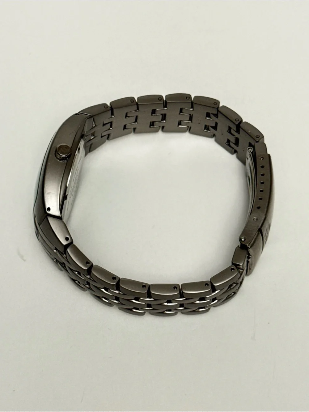 OMAX DBA061 Vintage Gunmetal Cushion Watch